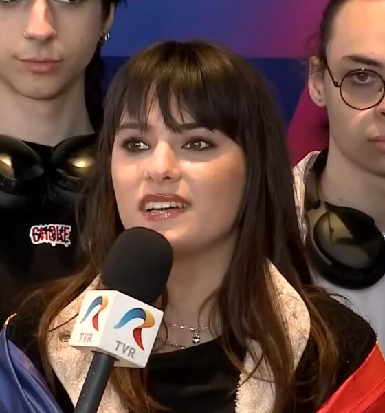 Alexandra Căpitănescu la conferința de presă susținută după Eurovision 2026