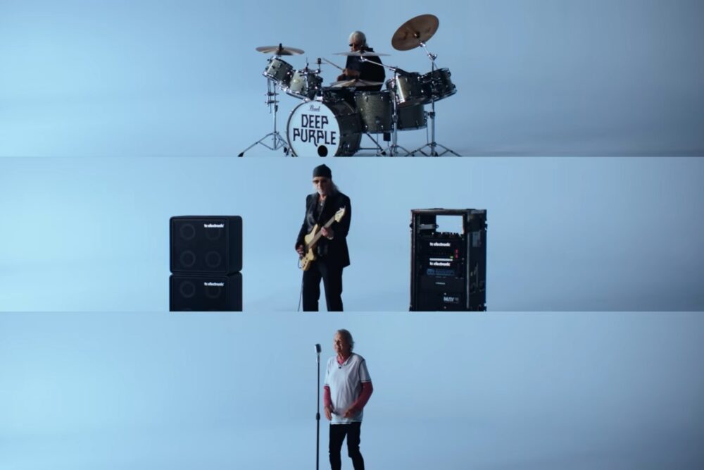 Deep Purple în videoclipul piesei "Arrogant Boy"