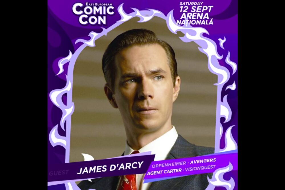 James D'Arcy la Comic Con Arena Națională 2026