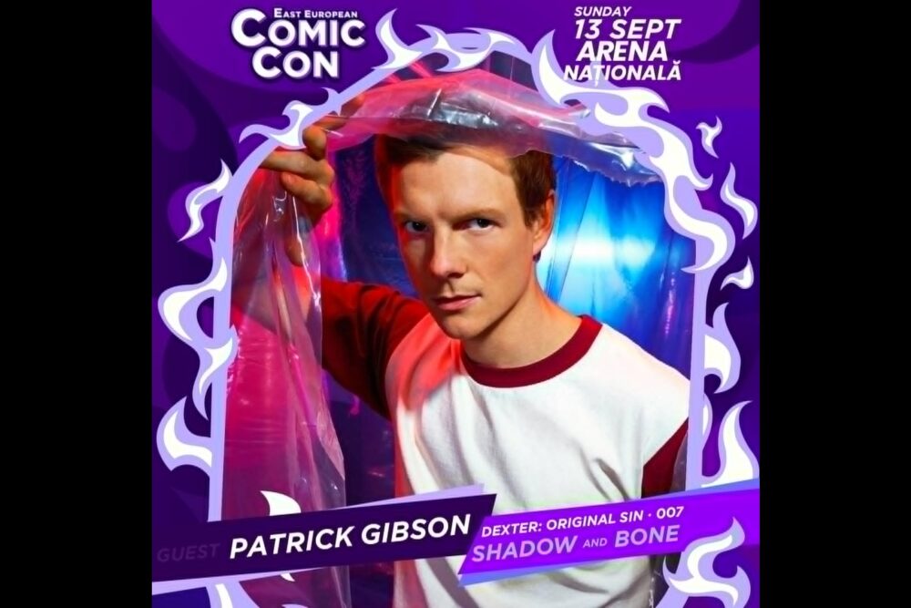 Patrick Gibson la Comic Con Arena Națională 2026