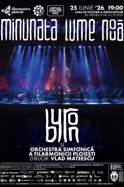 Poster eveniment byron simfonic - Minunata Lume Nouă