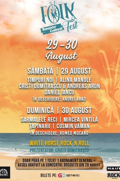 Poster eveniment Folk Fest Remember Costinești 2026