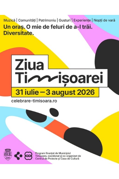 Poster eveniment Ziua Timișoarei 2026