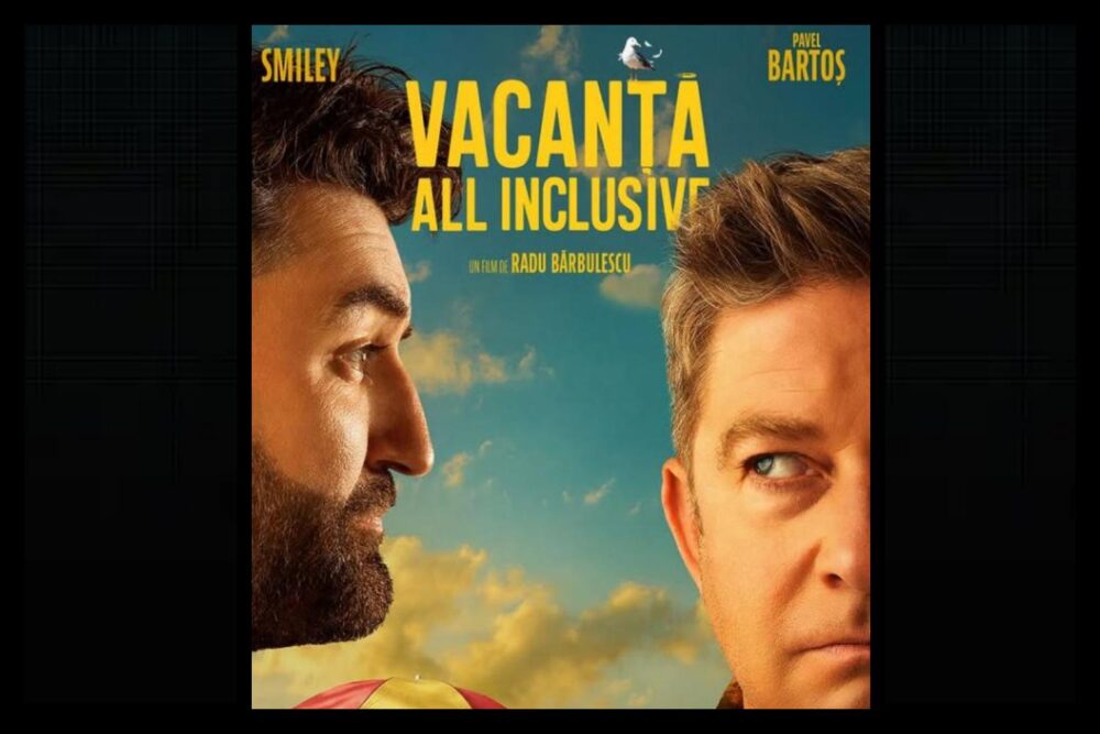 Smiley și Pavel Bartoș pe afișul comediei "Vacanță All Inclusive"