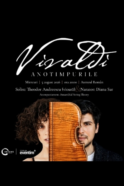 Poster eveniment Vivaldi: Anotimpurile - Theodor Andreescu & Diana Sar