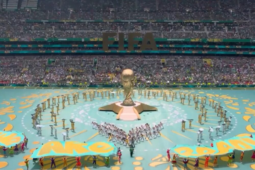 Captură din deschiderea Cupei Mondiale FIFA 2026
