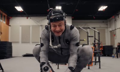 Andy Serkis pe platourile de filmare "The Lord of the Rings: The Hunt for Gollum"